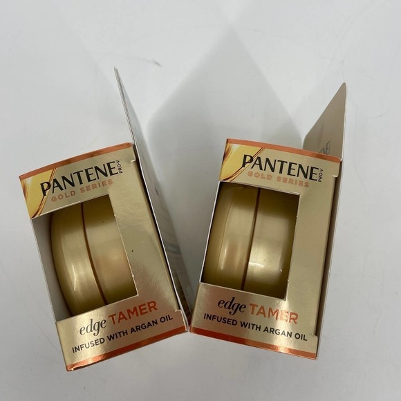 Pantene Gold Series Pro-V Edge Tamer Argan Oil Hair Styling 2 Pack 2.6 ounce - Picture 5 of 7